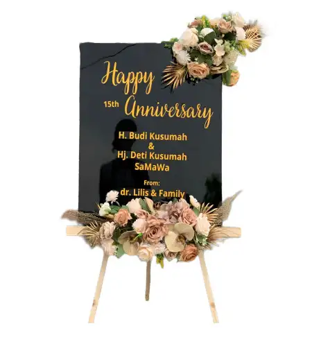 Papan Bunga Akrilik Manahan