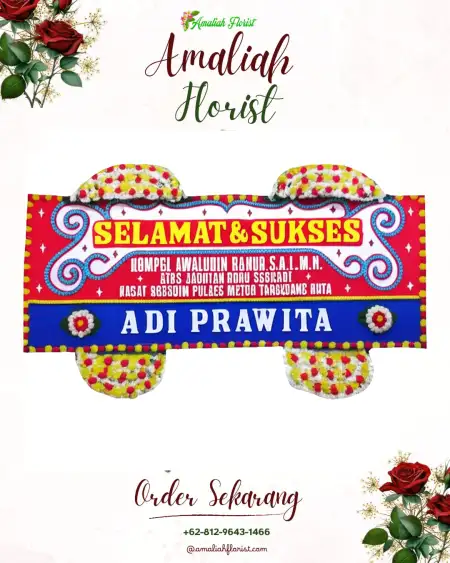 Papan Bunga Ucapan Selamat Manahan