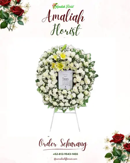 Krans Bunga Duka Manahan