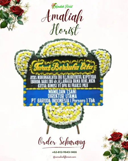 Papan Bunga Duka Manahan